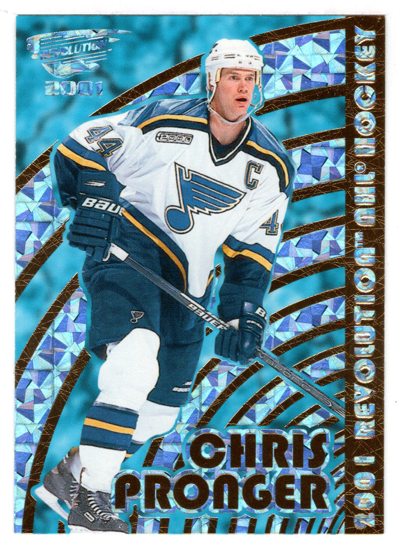 Chris Pronger - St. Louis Blues (NHL Hockey Card) 2000-01 Pacific Revolution # 124 Mint