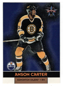 Anson Carter - Boston Bruins (NHL Hockey Card) 2000-01 Pacific Vanguard # 42 Mint