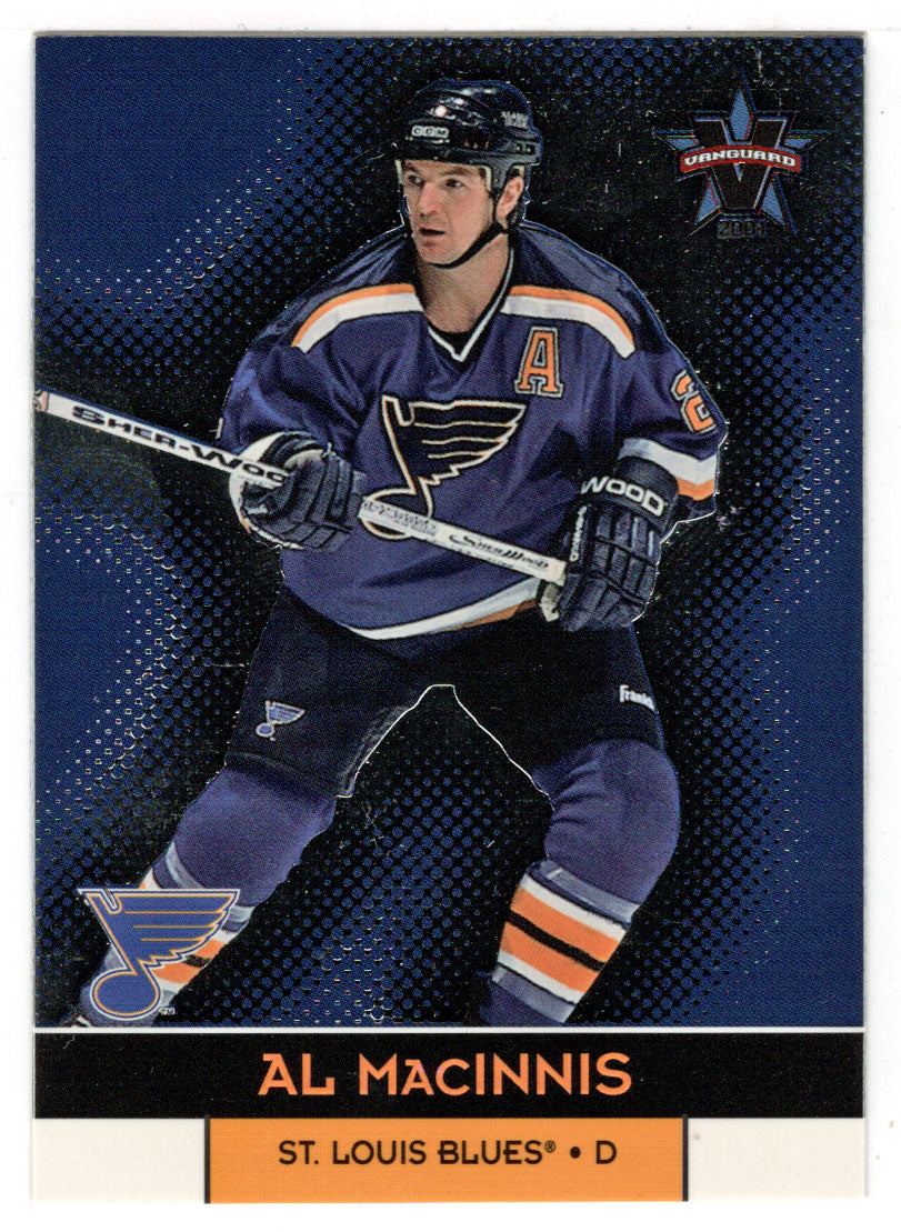 Al MacInnis - St. Louis Blues (NHL Hockey Card) 2000-01 Pacific Vanguard # 82 Mint