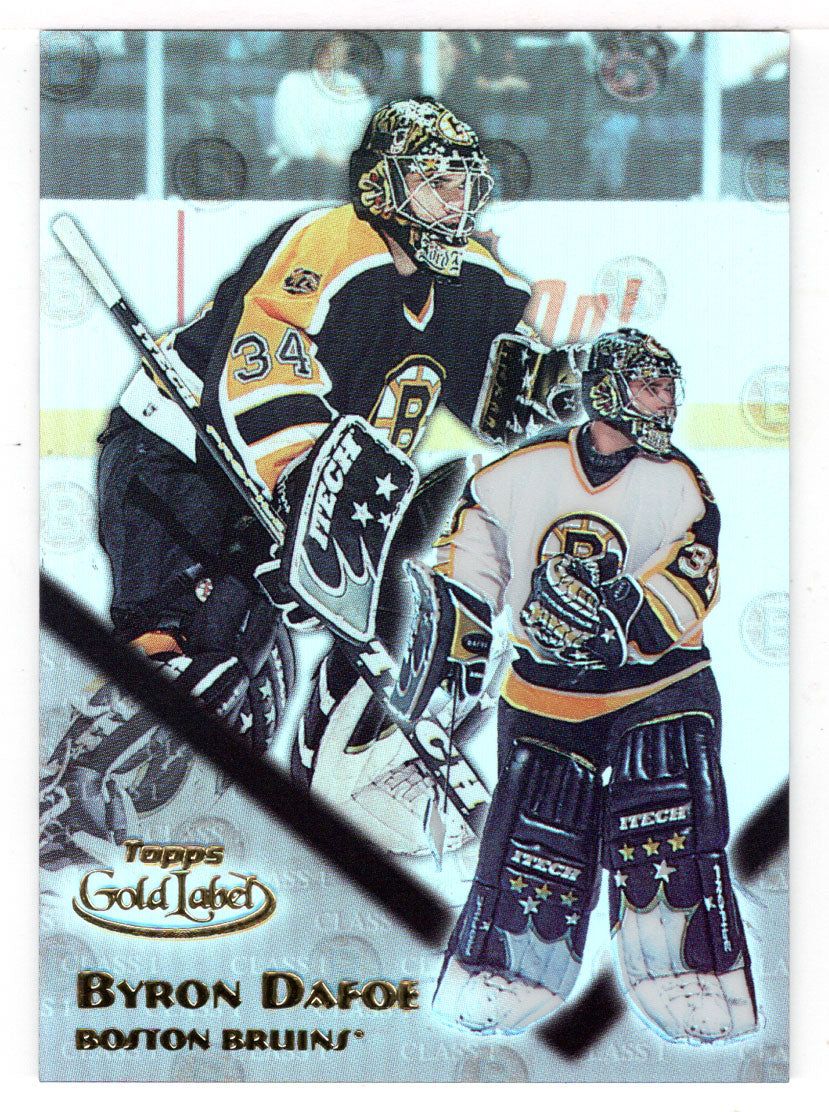 Byron Dafoe - Boston Bruins (NHL Hockey Card) 2000-01 Topps Gold Label Class 1 # 18 Mint