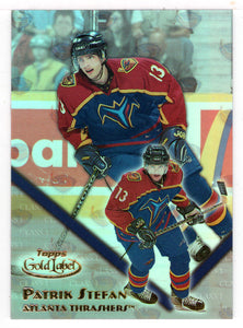 Patrik Stefan - Atlanta Thrashers (NHL Hockey Card) 2000-01 Topps Gold Label Class 1 # 19 Mint