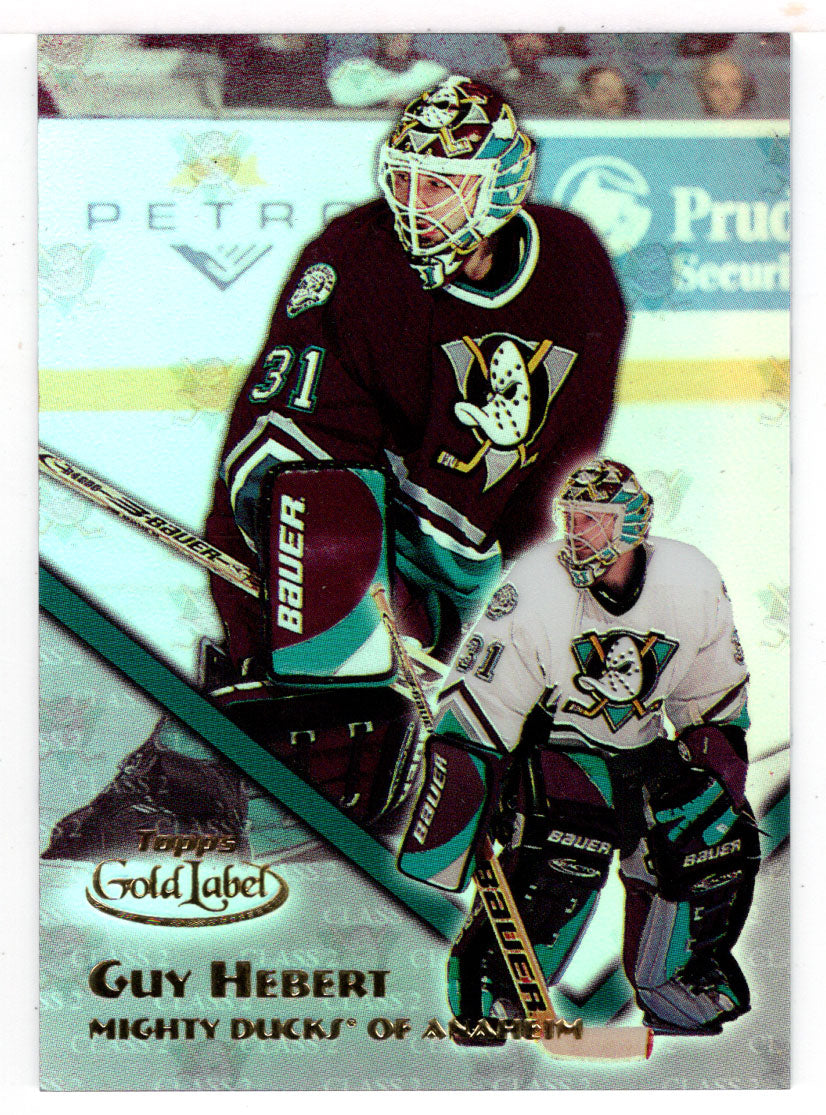 Guy Hebert - Anaheim Ducks (NHL Hockey Card) 2000-01 Topps Gold Label Class 1 # 62 Mint