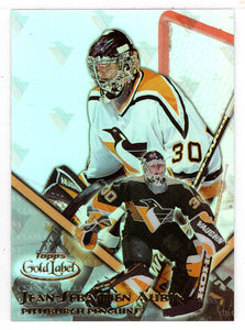 Jean-Sebastien Aubin - Pittsburgh Penguins (NHL Hockey Card) 2000-01 Topps Gold Label Class 1 # 84 Mint