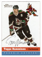 Teppo Numminen - Phoenix Coyotes (NHL Hockey Card) 2000-01 Topps Heritage # 186 Mint