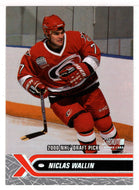 Niclas Wallin RC - Carolina Hurricanes (NHL Hockey Card) 2000-01 Topps Stadium Club # 243 Mint
