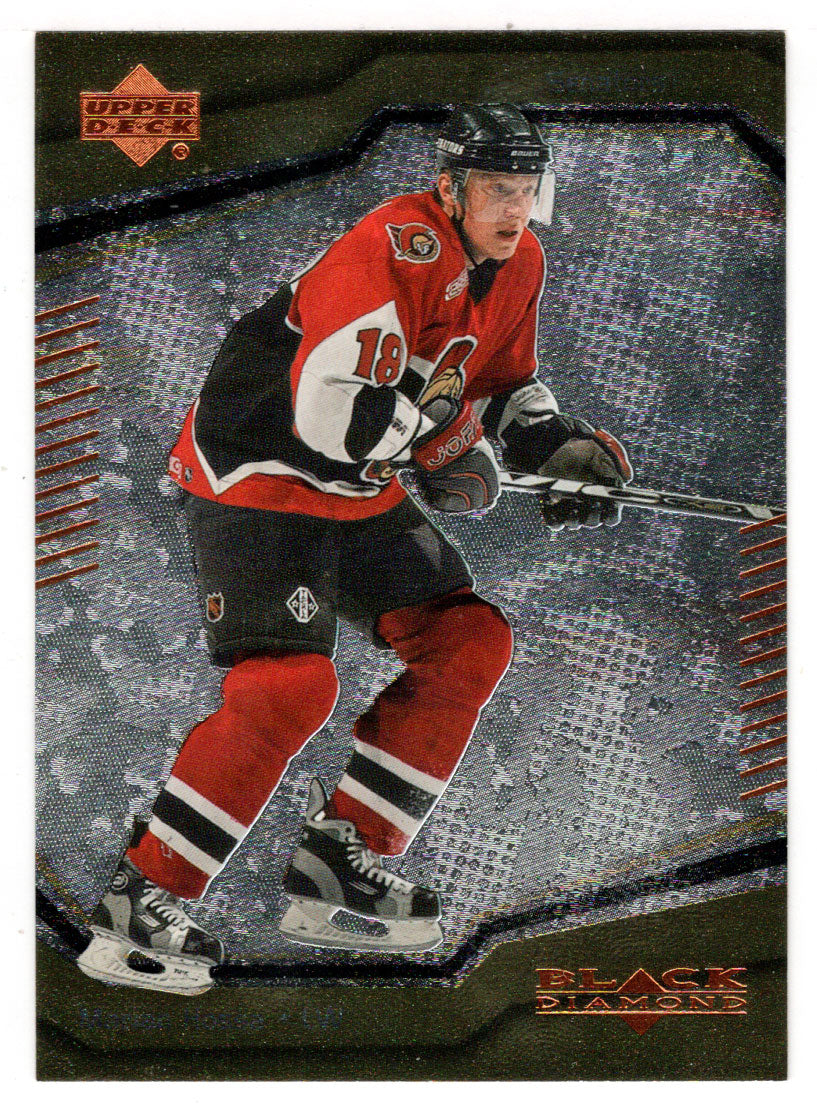 Marian Hossa - Ottawa Senators (NHL Hockey Card) 2000-01 Upper Deck Black Diamond # 40 Mint