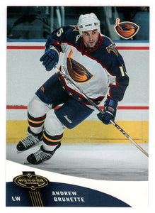 Andrew Brunette - Atlanta Thrashers (NHL Hockey Card) 2000-01 Upper Deck Heroes # 7 Mint