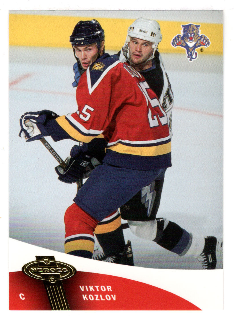 Viktor Kozlov - Florida Panthers (NHL Hockey Card) 2000-01 Upper Deck Heroes # 53 Mint