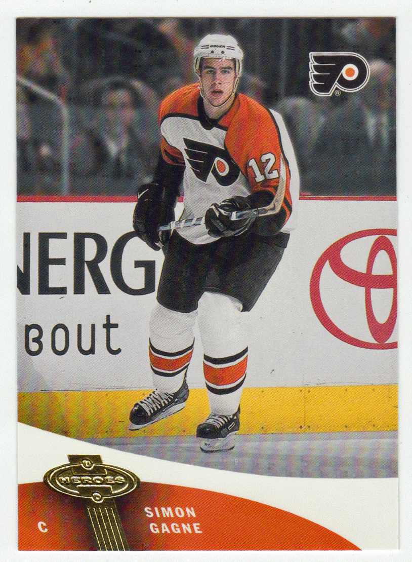 Simon Gagne - Philadelphia Flyers (NHL Hockey Card) 2000-01 Upper Deck Heroes # 86 Mint