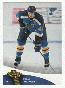 Chris Pronger - St. Louis Blues (NHL Hockey Card) 2000-01 Upper Deck Heroes # 102 Mint