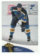 Chris Pronger - St. Louis Blues (NHL Hockey Card) 2000-01 Upper Deck Heroes # 102 Mint