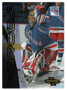 Johan Holmqvist RC - New York Rangers - Future Heroes (NHL Hockey Card) 2000-01 Upper Deck Heroes # 171 Mint