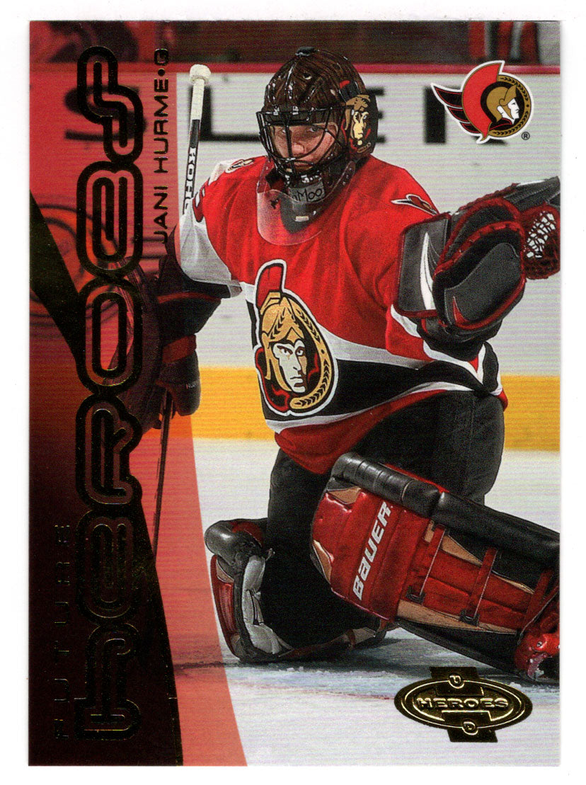 Jani Hurme RC - Ottawa Senators - Future Heroes (NHL Hockey Card) 2000-01 Upper Deck Heroes # 172 Mint