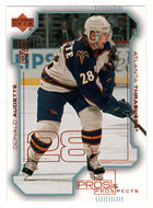 Donald Audette - Atlanta Thrashers (NHL Hockey Card) 2000-01 Upper Deck Pros & Prospects # 4 Mint
