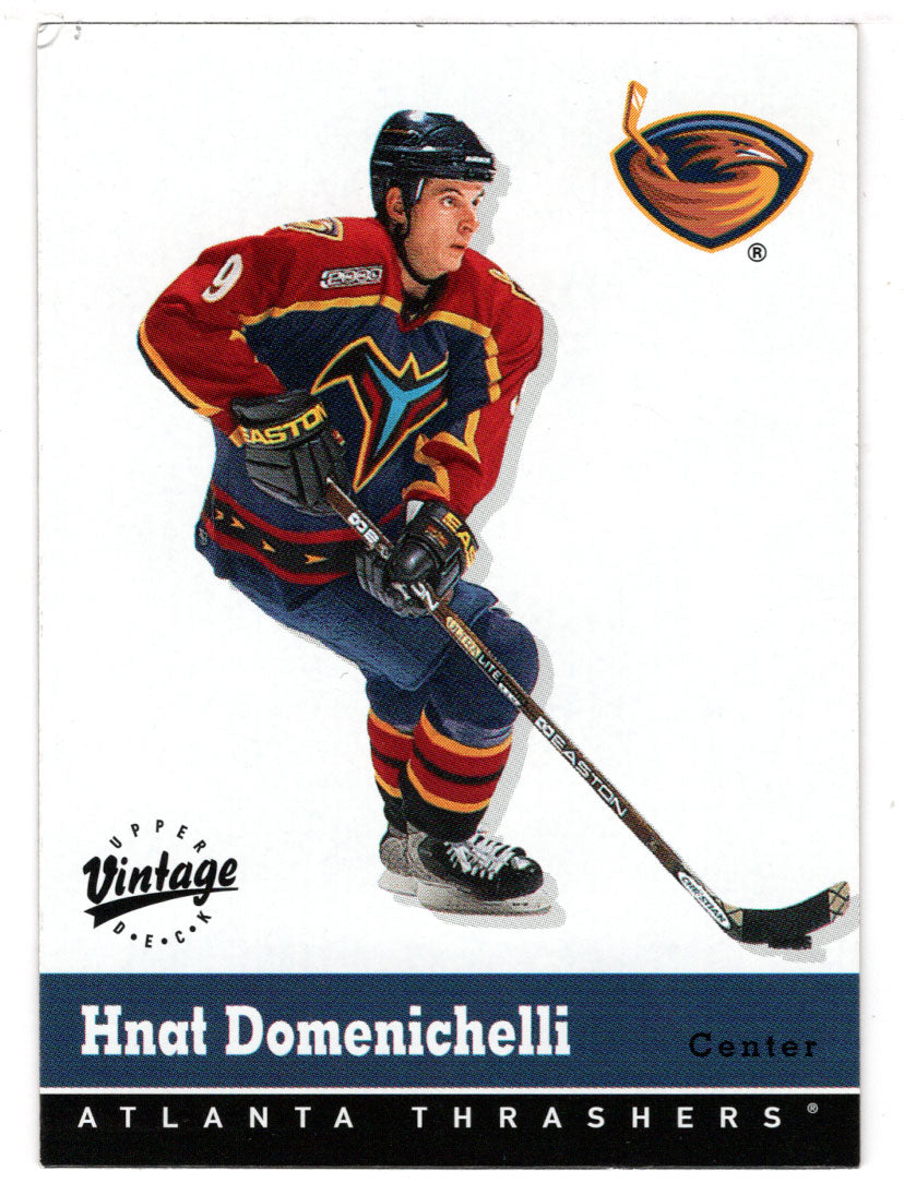 Hnat Domenichelli - Atlanta Thrashers (NHL Hockey Card) 2000-01 Upper Deck Vintage # 17 Mint