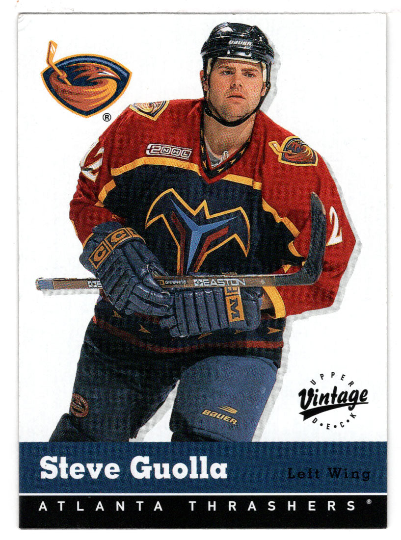 Steve Guolla - Atlanta Thrashers (NHL Hockey Card) 2000-01 Upper Deck Vintage # 19 Mint