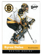 Byron Dafoe - Boston Bruins (NHL Hockey Card) 2000-01 Upper Deck Vintage # 33 Mint