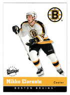 Mikko Eloranta - Boston Bruins (NHL Hockey Card) 2000-01 Upper Deck Vintage # 34 Mint