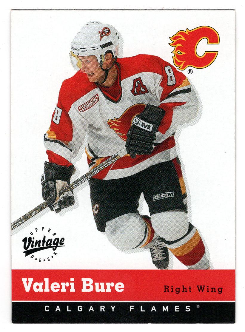 Valeri Bure - Calgary Flames (NHL Hockey Card) 2000-01 Upper Deck Vintage # 51 Mint