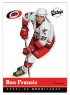 Ron Francis - Carolina Hurricanes (NHL Hockey Card) 2000-01 Upper Deck Vintage # 66 Mint