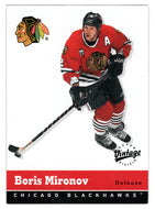 Boris Mironov - Chicago Blackhawks (NHL Hockey Card) 2000-01 Upper Deck Vintage # 78 Mint