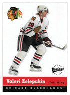 Valeri Zelepukin - Chicago Blackhawks (NHL Hockey Card) 2000-01 Upper Deck Vintage # 81 Mint