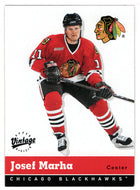 Josef Marha - Chicago Blackhawks (NHL Hockey Card) 2000-01 Upper Deck Vintage # 83 Mint