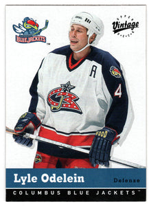 Lyle Odelein - Columbus Blue Jackets (NHL Hockey Card) 2000-01 Upper Deck Vintage # 103 Mint