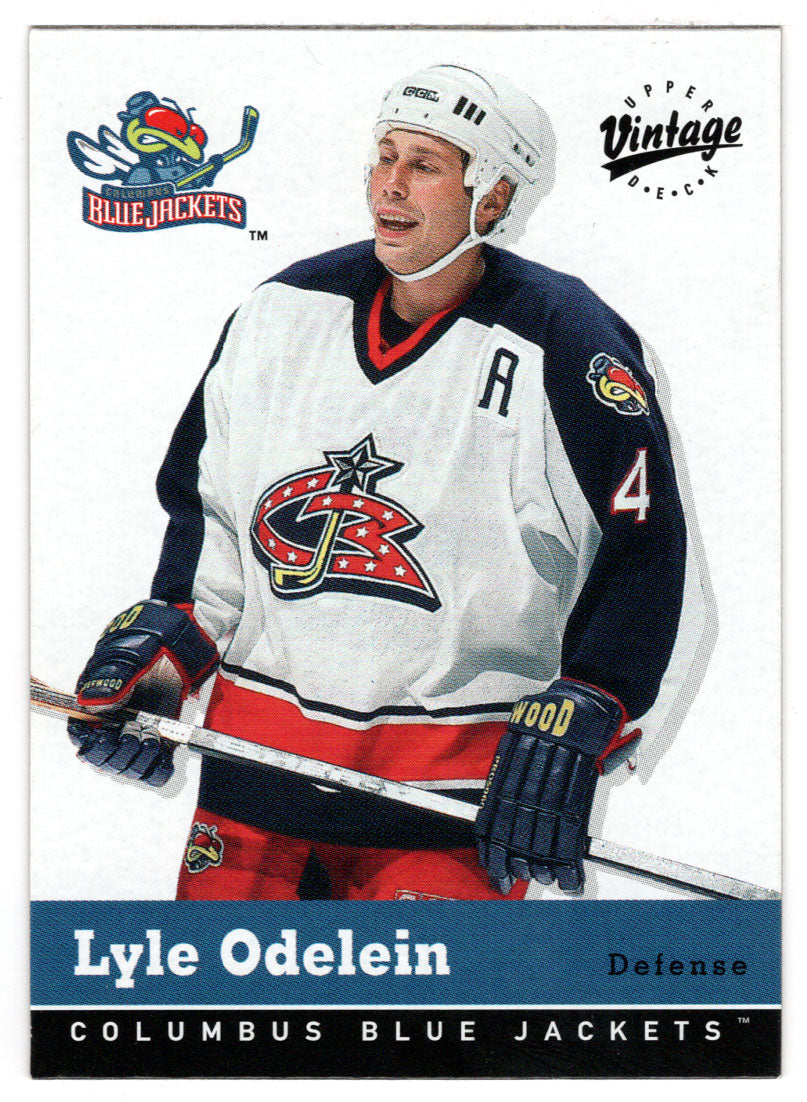 Lyle Odelein - Columbus Blue Jackets (NHL Hockey Card) 2000-01 Upper Deck Vintage # 103 Mint