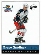 Bruce Gardiner - Columbus Blue Jackets (NHL Hockey Card) 2000-01 Upper Deck Vintage # 108 Mint