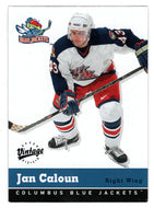 Jan Caloun - Columbus Blue Jackets (NHL Hockey Card) 2000-01 Upper Deck Vintage # 109 Mint