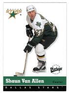 Shaun Van Allen - Dallas Stars (NHL Hockey Card) 2000-01 Upper Deck Vintage # 117 Mint
