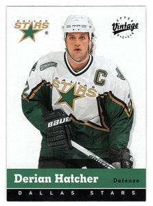 Derian Hatcher - Dallas Stars (NHL Hockey Card) 2000-01 Upper Deck Vintage # 122 Mint