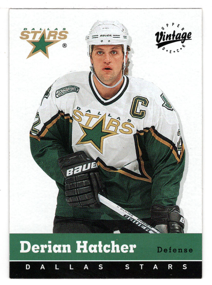 Derian Hatcher - Dallas Stars (NHL Hockey Card) 2000-01 Upper Deck Vintage # 122 Mint