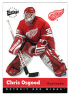 Chris Osgood - Detroit Red Wings (NHL Hockey Card) 2000-01 Upper Deck Vintage # 128 Mint