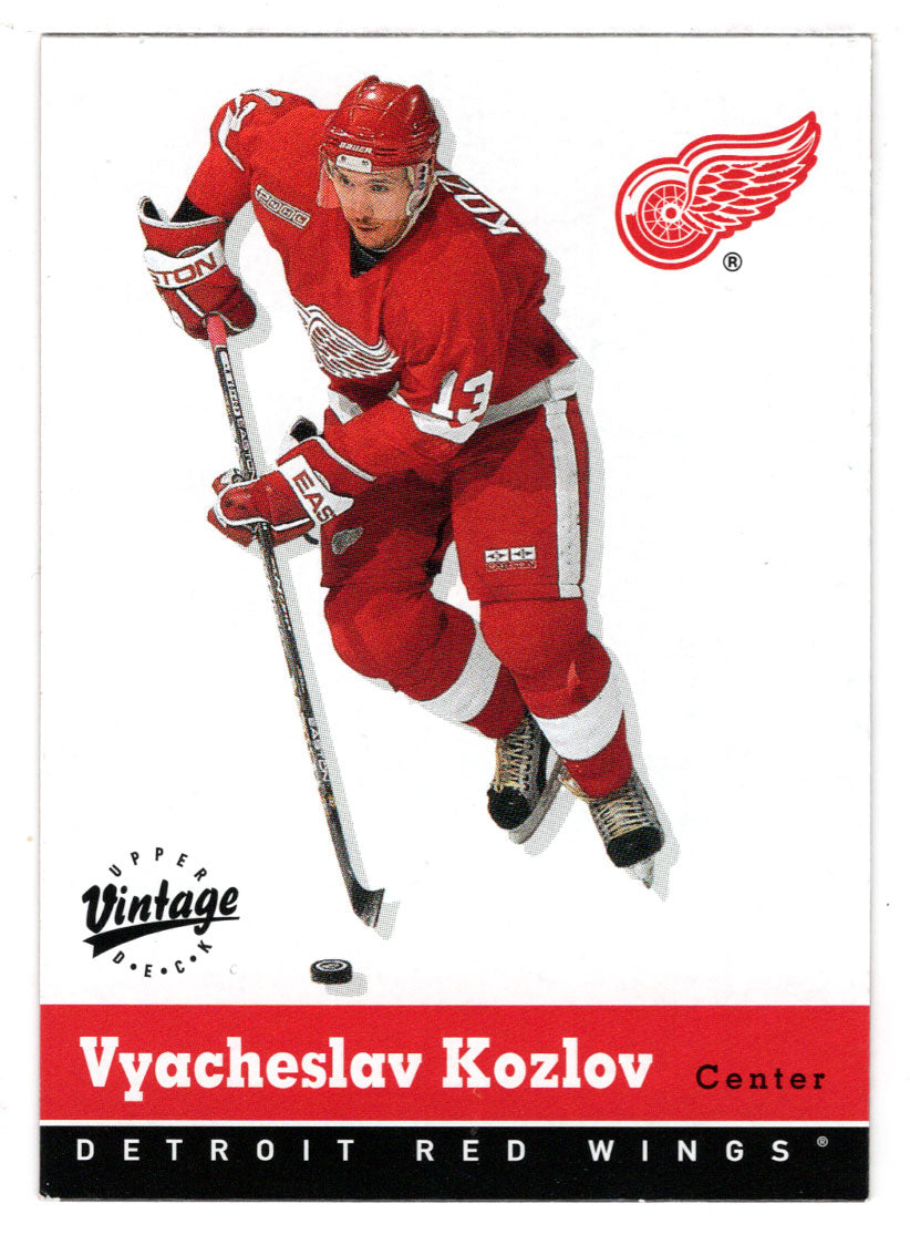 Slava Kozlov - Detroit Red Wings (NHL Hockey Card) 2000-01 Upper Deck Vintage # 135 Mint