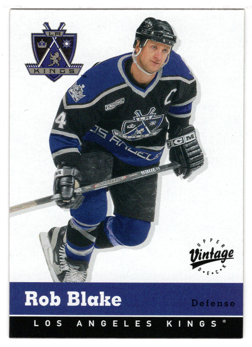 Rob Blake - Los Angeles Kings (NHL Hockey Card) 2000-01 Upper Deck Vintage # 165 Mint
