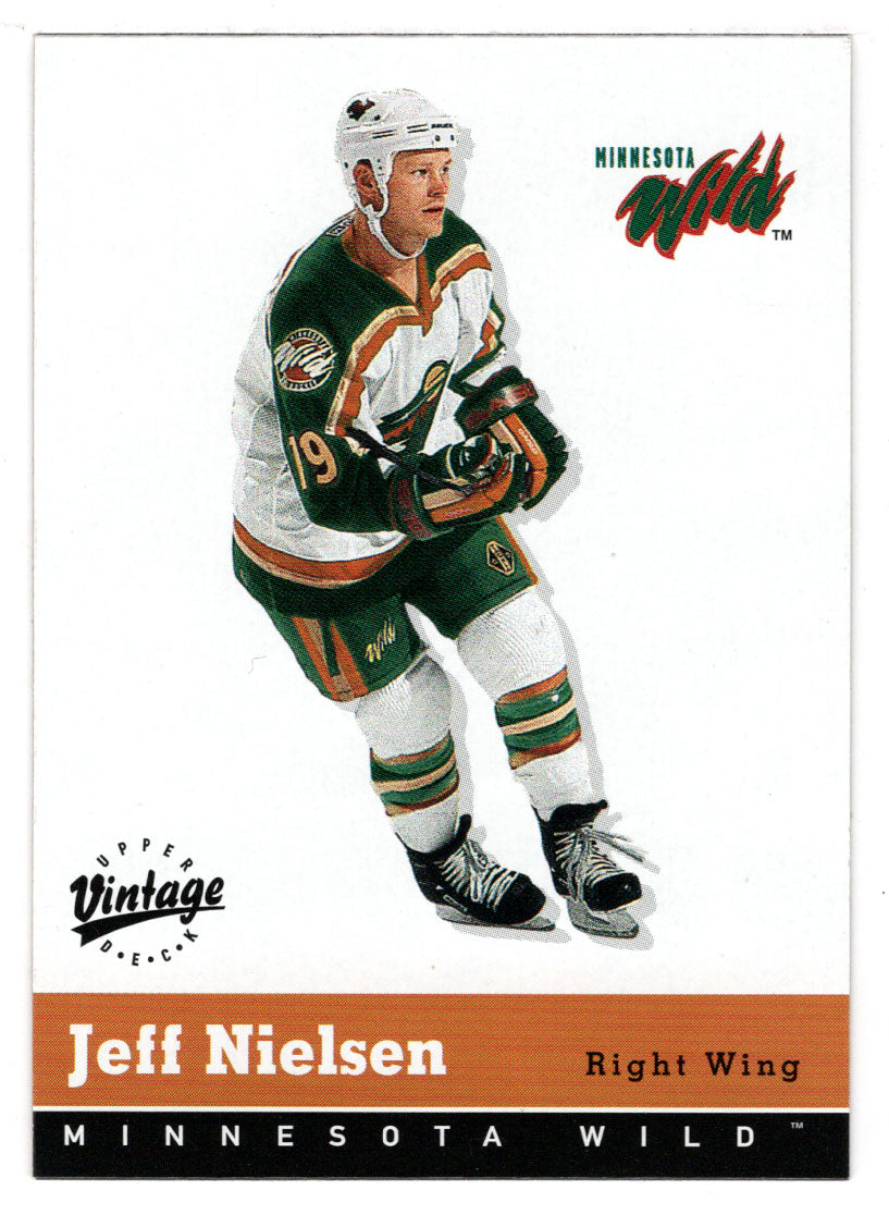 Jeff Nielsen - Minnesota Wild (NHL Hockey Card) 2000-01 Upper Deck Vintage # 178 Mint