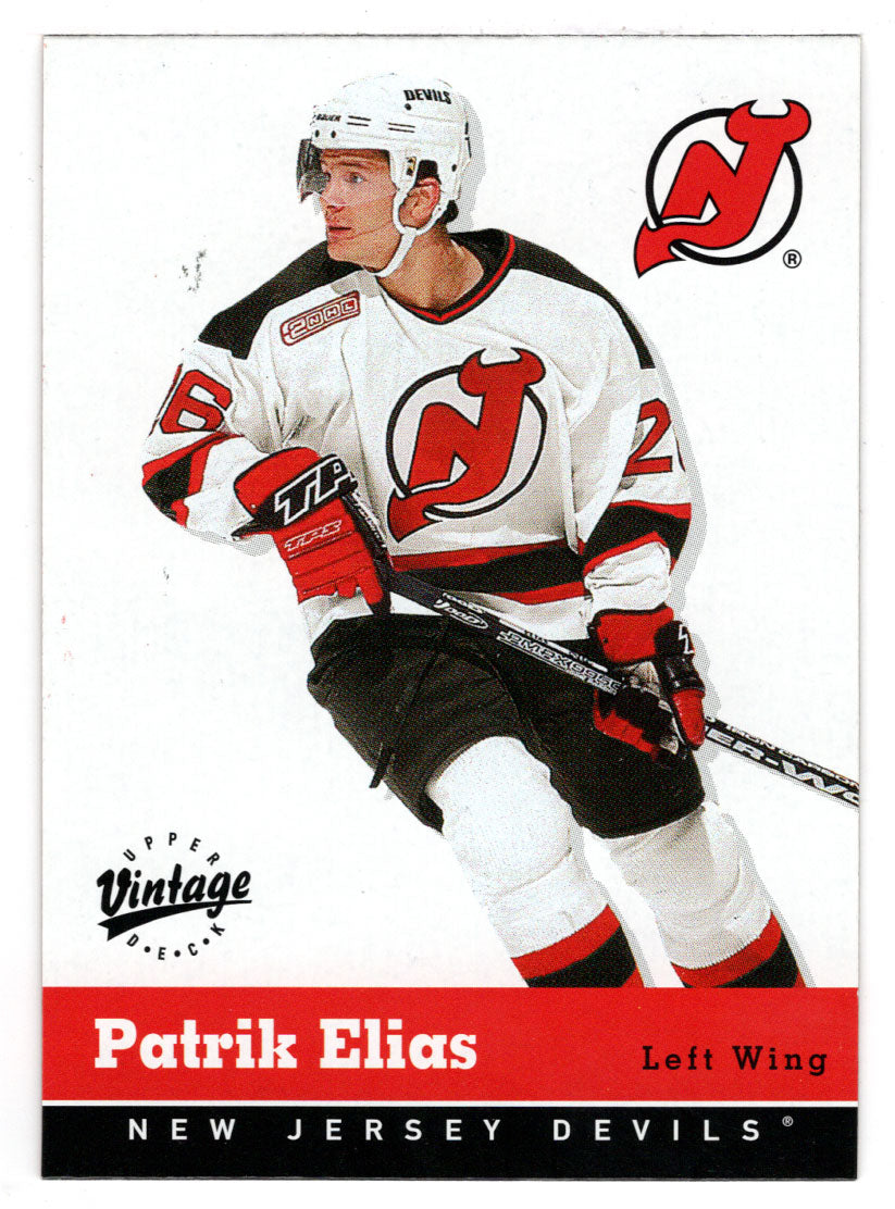 Patrik Elias - New Jersey Devils (NHL Hockey Card) 2000-01 Upper Deck Vintage # 213 Mint
