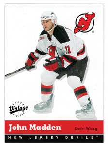 John Madden - New Jersey Devils (NHL Hockey Card) 2000-01 Upper Deck Vintage # 216 Mint