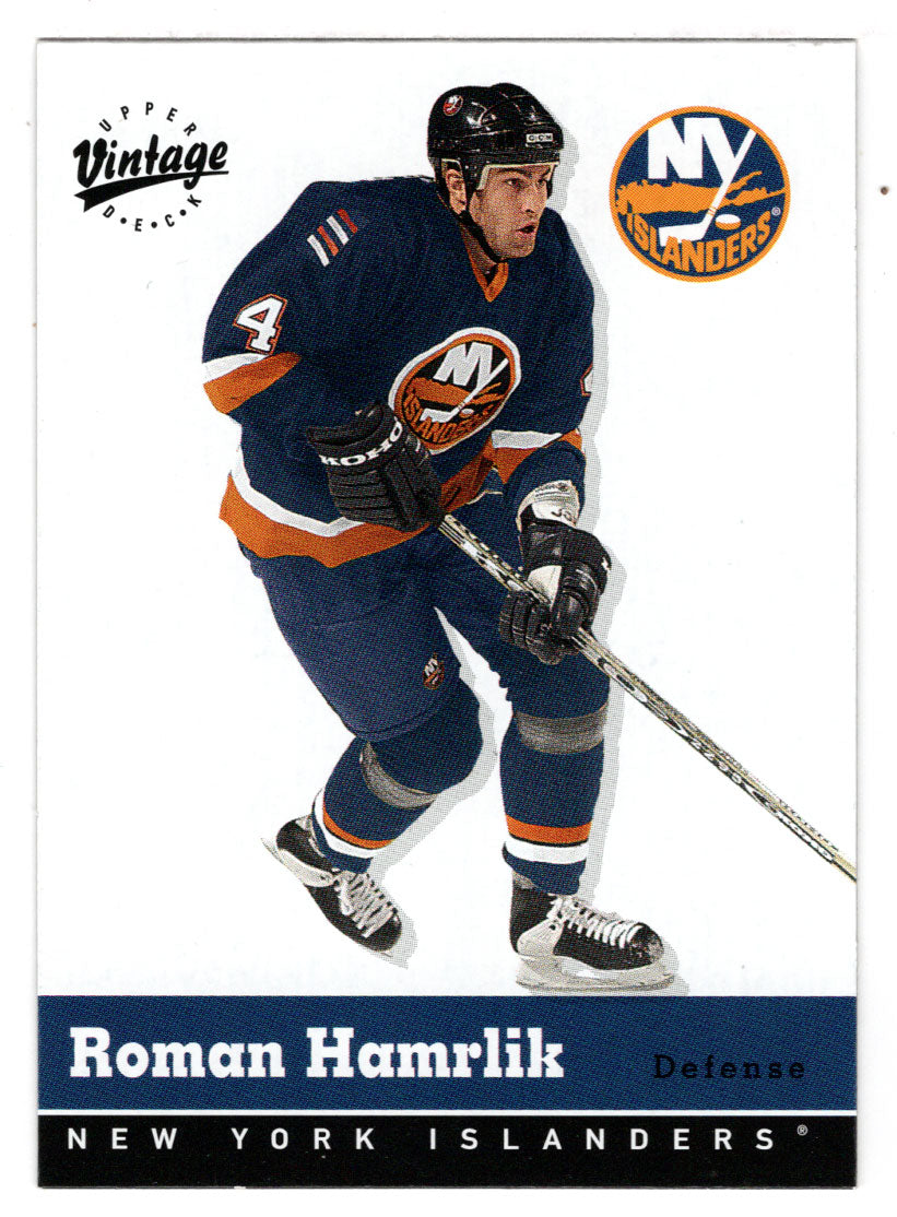 Roman Hamrlik - New York Islanders (NHL Hockey Card) 2000-01 Upper Deck Vintage # 227 Mint