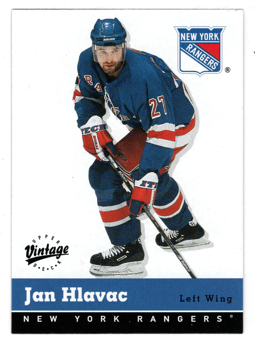 Jan Hlavac - New York Rangers (NHL Hockey Card) 2000-01 Upper Deck Vintage # 244 Mint