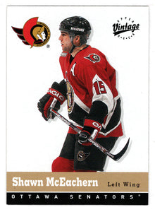 Shawn McEachern - Ottawa Senators (NHL Hockey Card) 2000-01 Upper Deck Vintage # 254 Mint