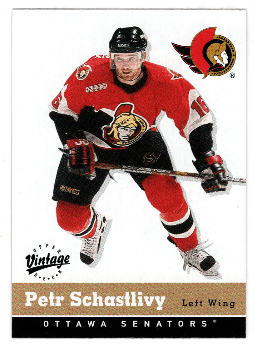 Petr Schastlivy - Ottawa Senators (NHL Hockey Card) 2000-01 Upper Deck Vintage # 256 Mint