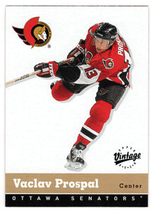Vaclav Prospal - Ottawa Senators (NHL Hockey Card) 2000-01 Upper Deck Vintage # 257 Mint