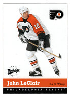 John LeClair - Philadelphia Flyers (NHL Hockey Card) 2000-01 Upper Deck Vintage # 260 Mint