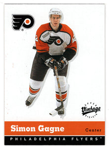 Simon Gagne - Philadelphia Flyers (NHL Hockey Card) 2000-01 Upper Deck Vintage # 263 Mint