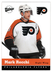 Mark Recchi - Philadelphia Flyers (NHL Hockey Card) 2000-01 Upper Deck Vintage # 268 Mint