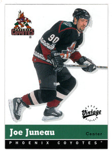 Joe Juneau - Phoenix Coyotes (NHL Hockey Card) 2000-01 Upper Deck Vintage # 280 Mint