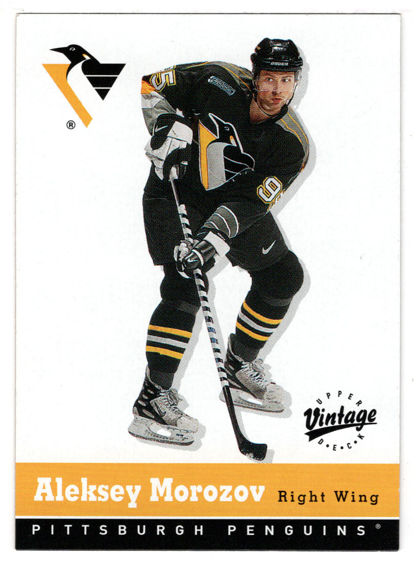 Alexei Morozov - Pittsburgh Penguins (NHL Hockey Card) 2000-01 Upper Deck Vintage # 287 Mint